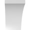 Ekena Millwork 6-in. W x 10-in. D x 10-in. H Thorton Architectural Grade PVC Knee Brace BRCP06X10X10THR - alternate 3